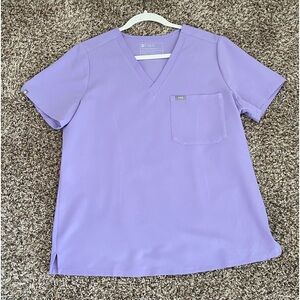 Lavender Dew Figw Catarina Scrub Top